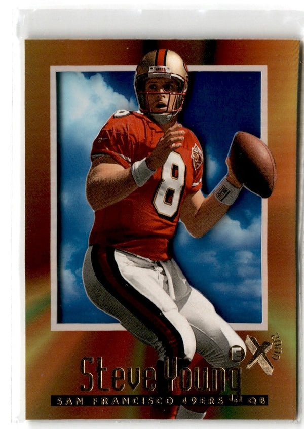 2000 Fleer Focus Season Pass Steve Young #6