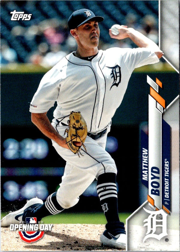 2020 Topps Opening Day Matthew Boyd #104