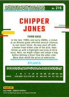 2023 Donruss Holo Blue Chipper Jones #216