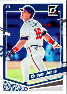 2023 Donruss Holo Blue Chipper Jones #216