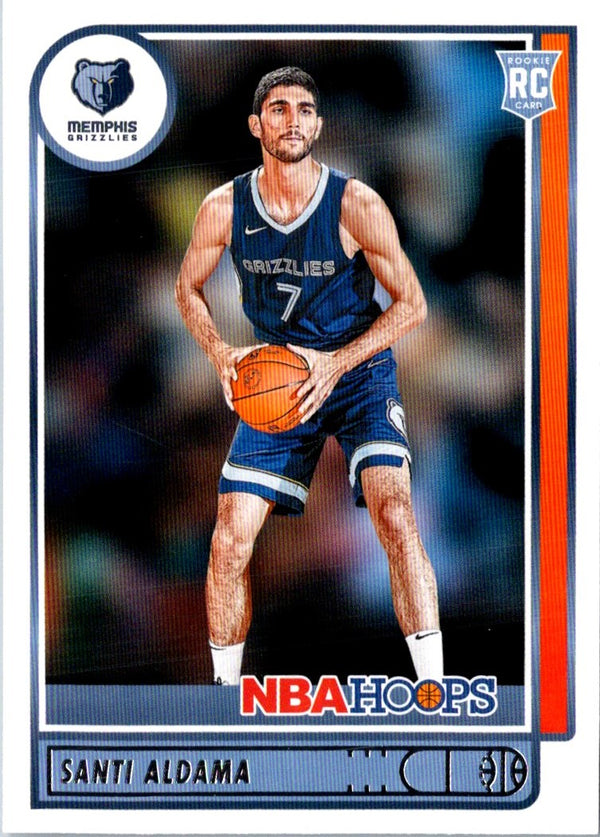 2021 Hoops Blue Santi Aldama #207