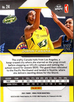 2021 Panini Prizm WNBA Prizms Green Jordin Canada #24