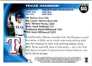 2010 Topps Texas Rangers