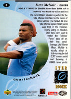 1995 Upper Deck Steve McNair #3 Rookie
