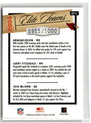 2005 Donruss Elite Teams Silver Anquan Boldin/Larry Fitzgerald/Josh McCown