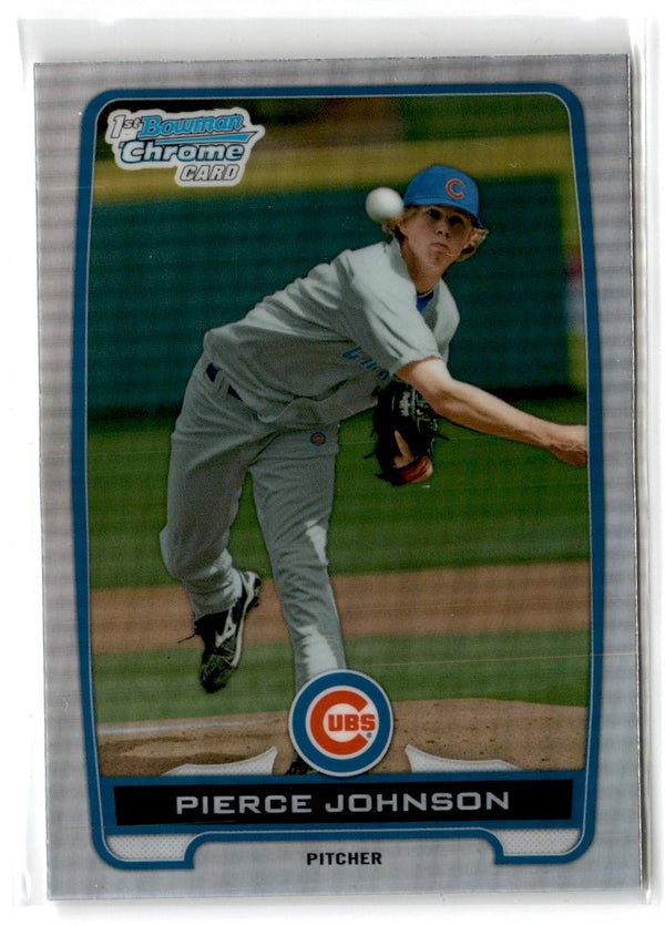 2012 Bowman Draft Picks & Prospects Chrome Pierce Johnson #BDPP4 Refractor