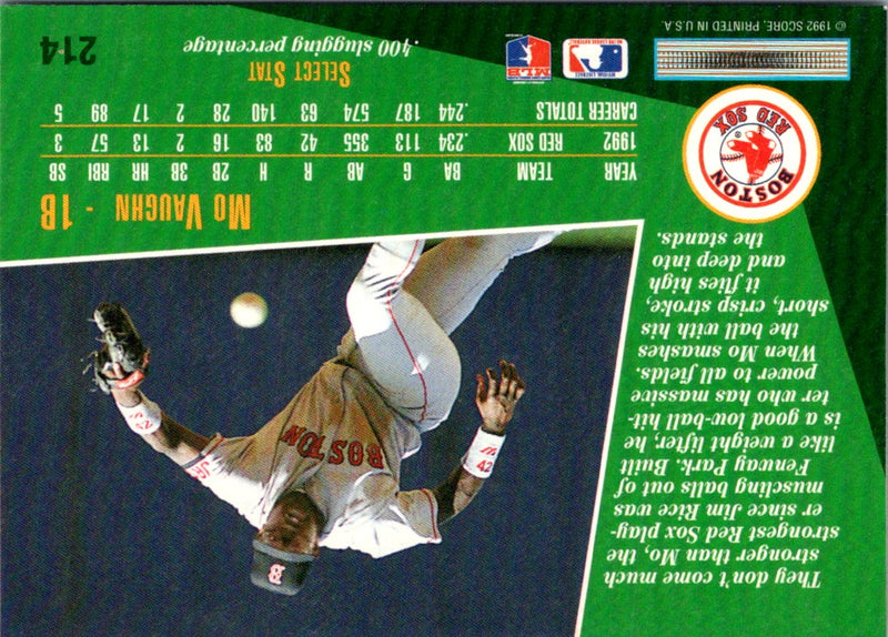 1993 Select Mo Vaughn