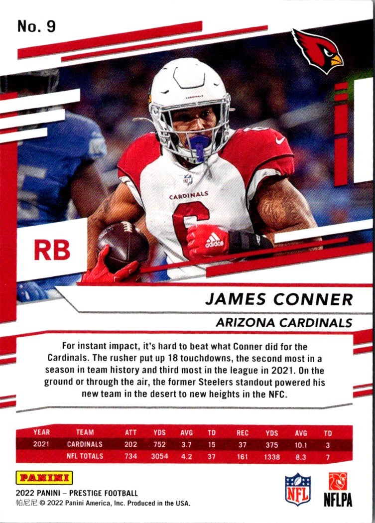 2022 Panini Absolute Red James Conner