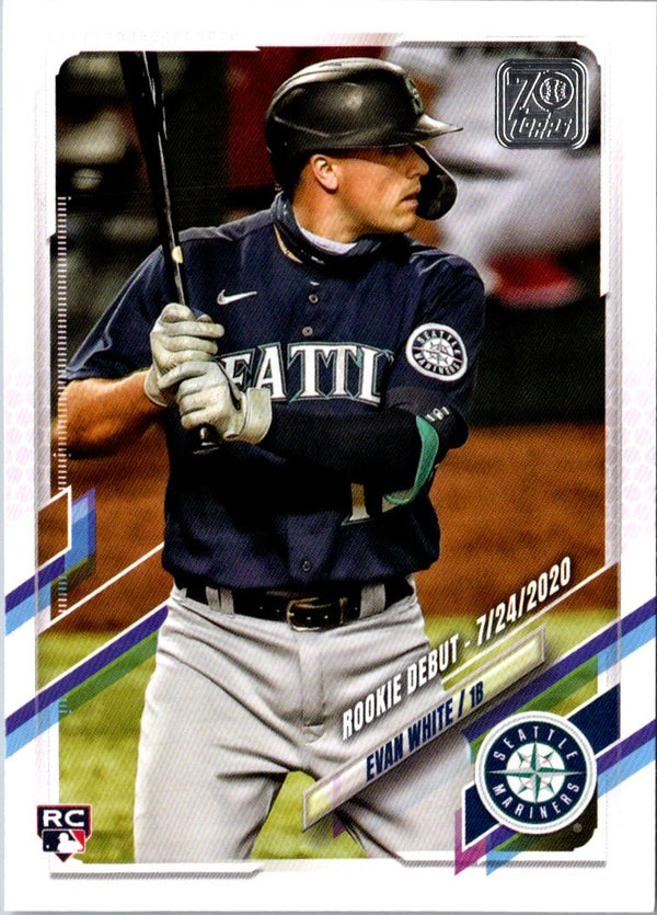 2021 Topps Update Evan White #US73