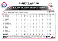2022 Topps Update Albert Abreu #US101