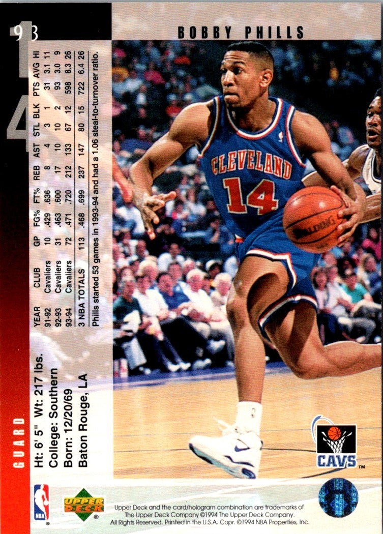 1994 Upper Deck Bobby Phills