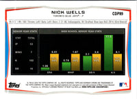 2014 Bowman Draft Picks & Prospects Chrome Nick Wells #CDP89