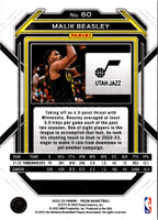 2022 Panini Prizm Blue Malik Beasley #60