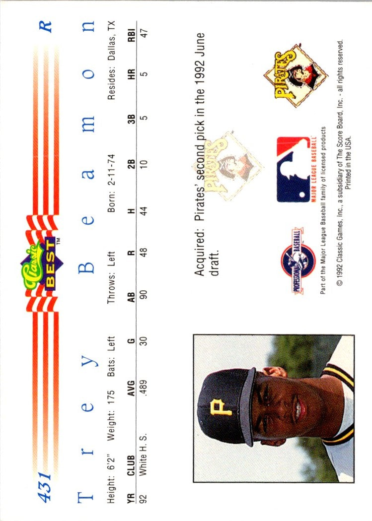 1992 Classic Best Trey Beamon