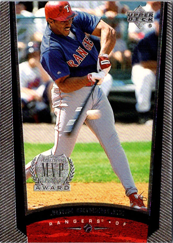 1999 Upper Deck Juan Gonzalez #502