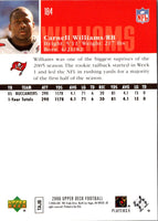 2006 Upper Deck Cadillac Williams #184