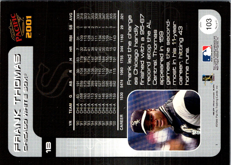 2001 Pacific Frank Thomas