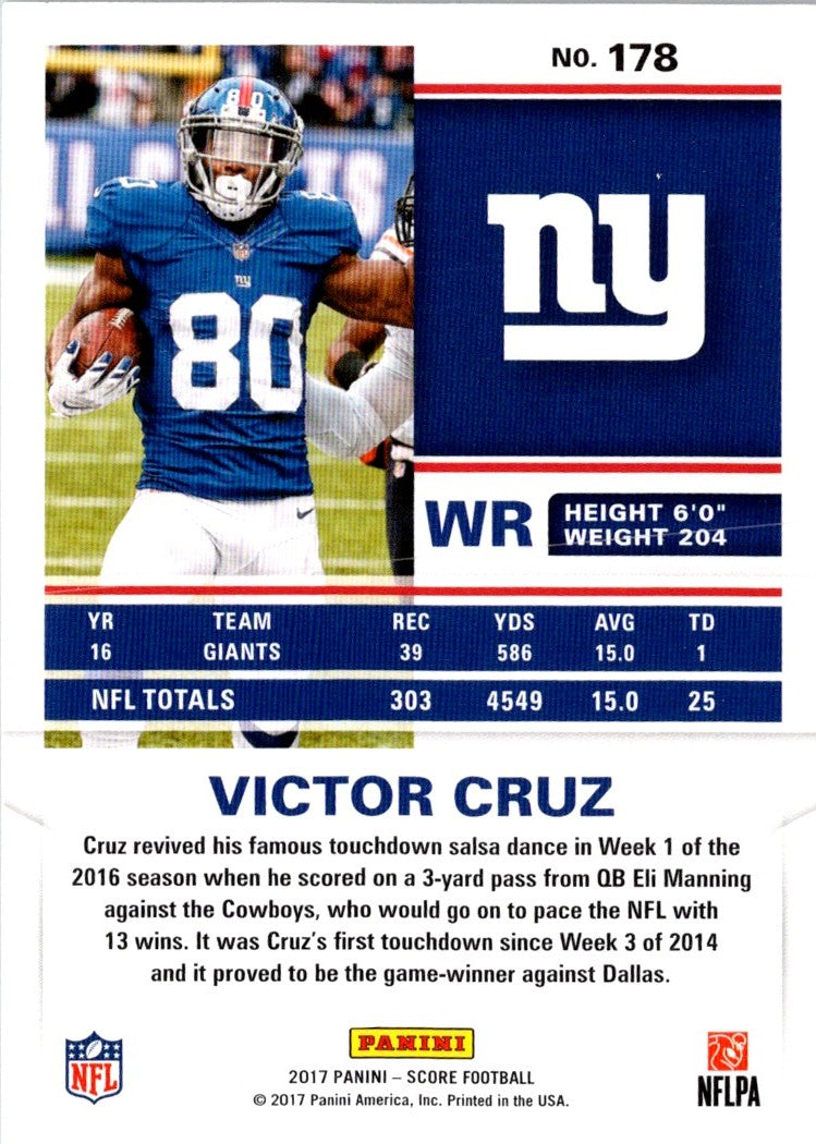 2017 Score Gold Victor Cruz