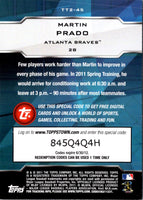 2011 Topps Town Series 2 Martin Prado #TT2-45