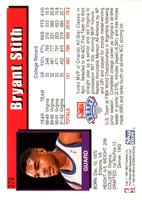 1992 Hoops Bryant Stith #378 Rookie