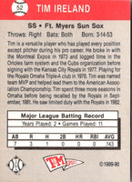 1989 T&M Senior League Tim Ireland #52