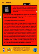 1996 Collector's Choice You Crash the Game Scoring Vin Baker