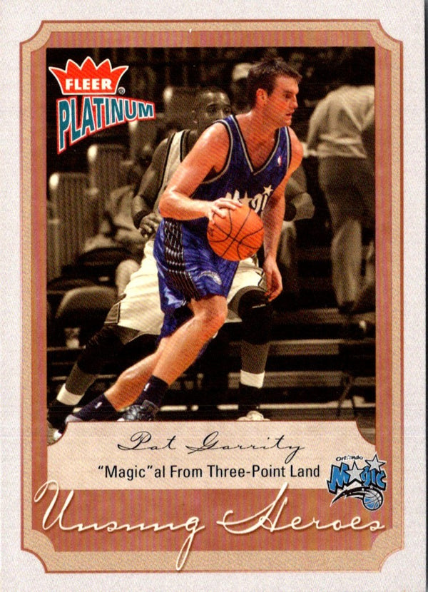 2002 Fleer Platinum Pat Garrity #154