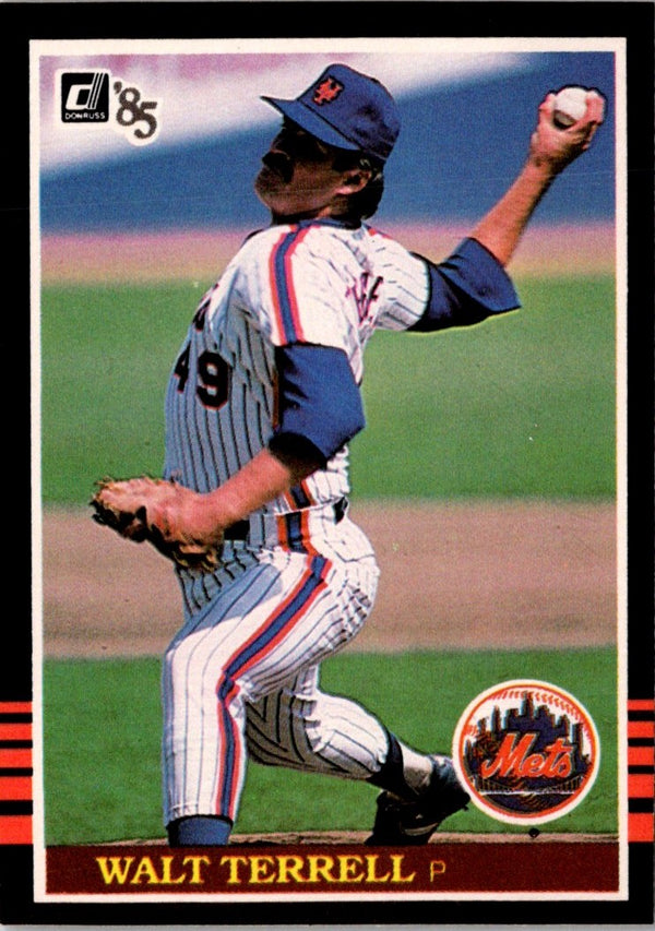 1985 Donruss Walt Terrell #597