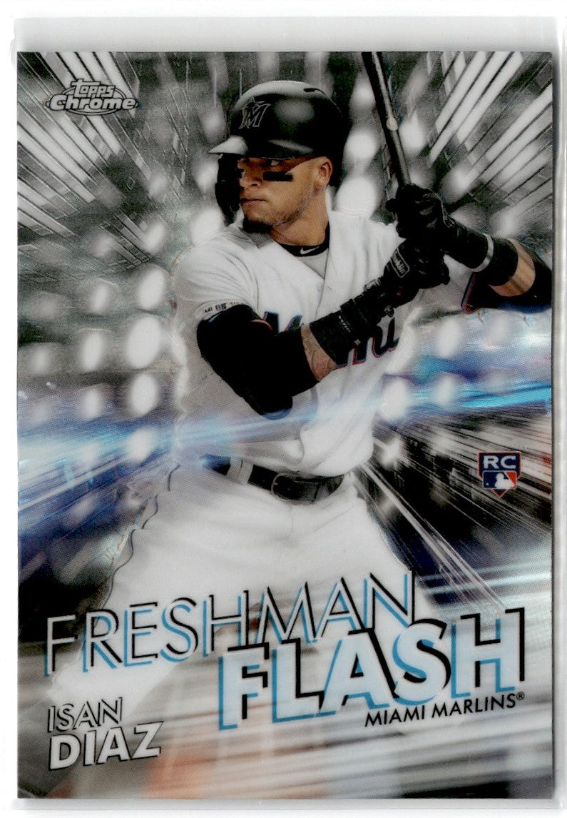 2020 Topps Chrome Freshman Flash Isan Diaz