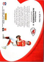 2021 Panini Playoff Behind the Numbers Red Patrick Mahomes II #BTN-PMA
