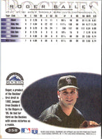 1996 Fleer Roger Bailey #358