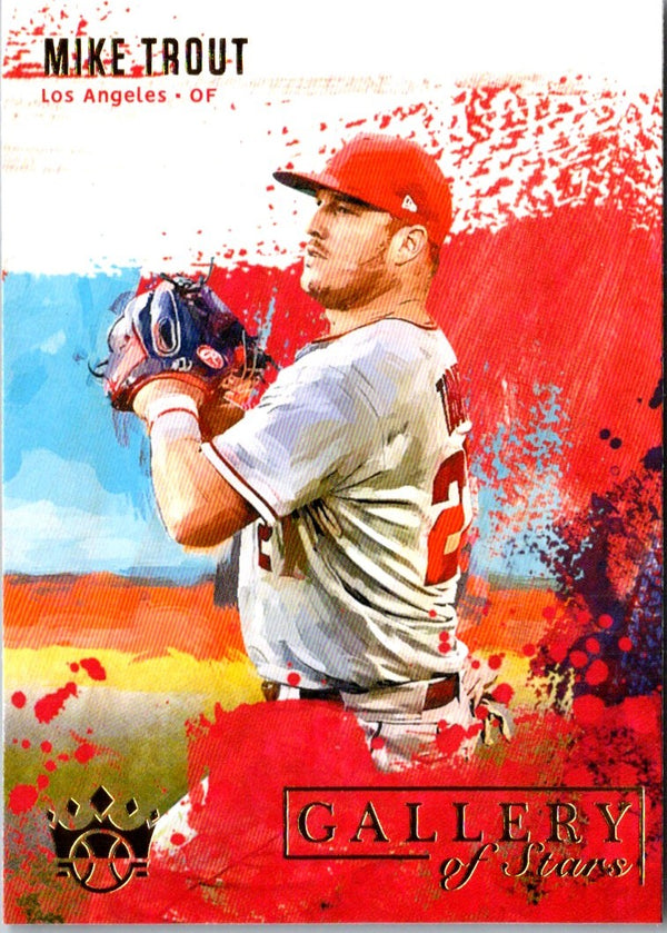 2021 Panini Diamond Kings Gallery of Stars Mike Trout #GS-9