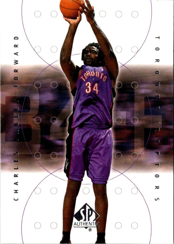 2000 SP Authentic Charles Oakley #80