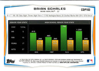 2014 Bowman Draft Picks & Prospects Chrome Brian Schales #CDP103