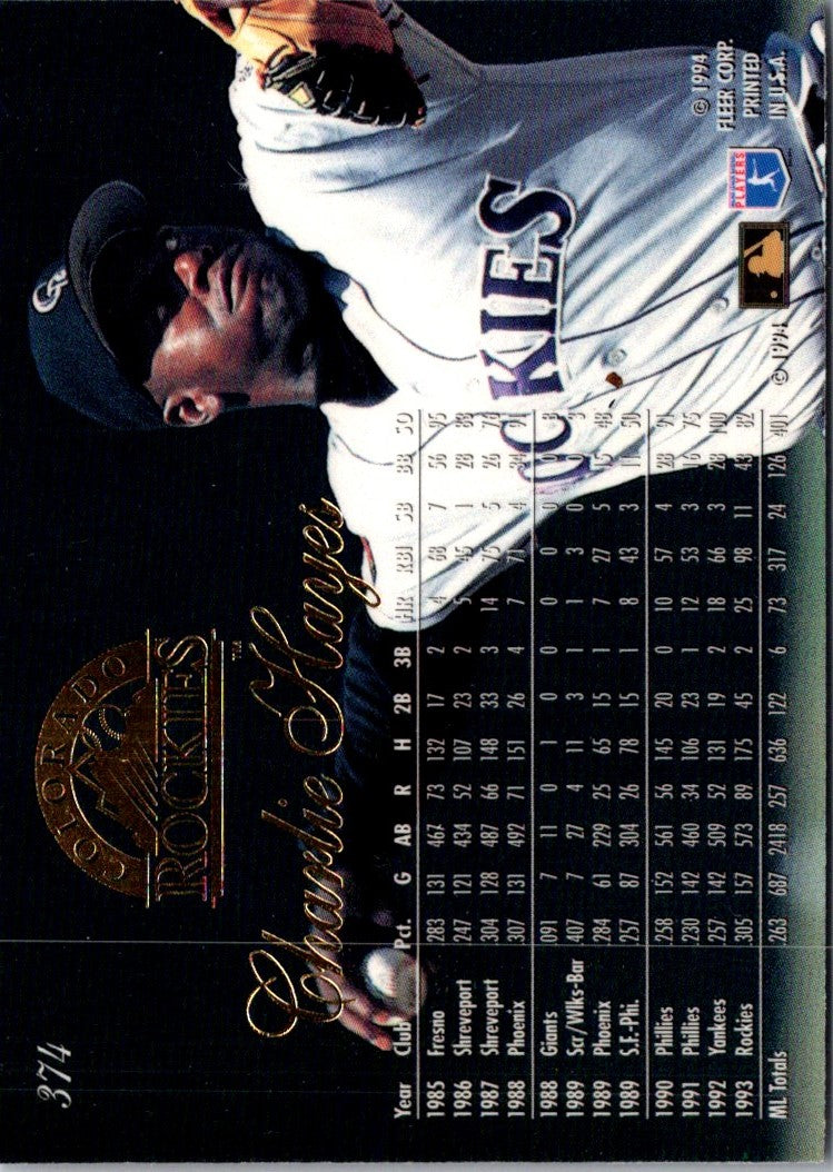 1994 Flair Charlie Hayes