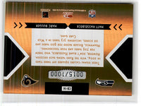 2005 Donruss Elite Face 2 Gold Matt Hasselbeck/Marc Bulger #CB-14 0015/1000