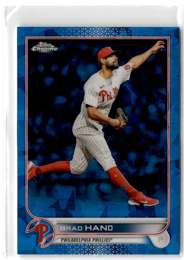 2022 Topps Chrome Update Sapphire Edition Brad Hand #US14