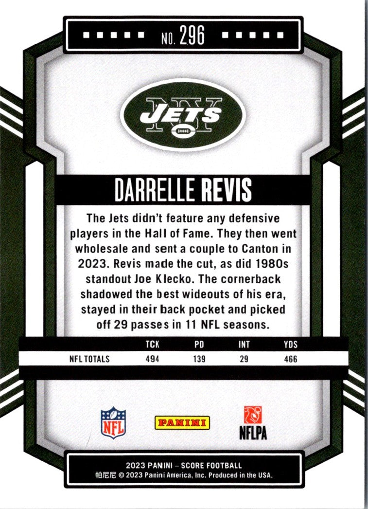 2023 Score Darrelle Revis