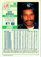 1989 Score Dave Winfield #50