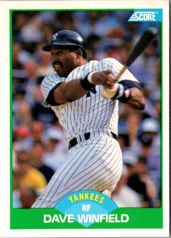 1989 Score Dave Winfield #50