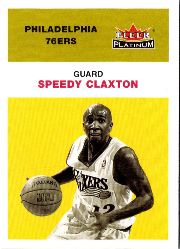 2001 Fleer Platinum Speedy Claxton #145