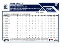 2023 Topps Rony Garcia #231