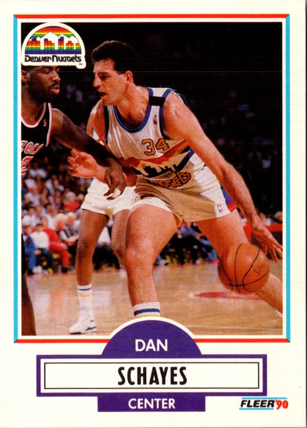 1990 Fleer Danny Schayes #53