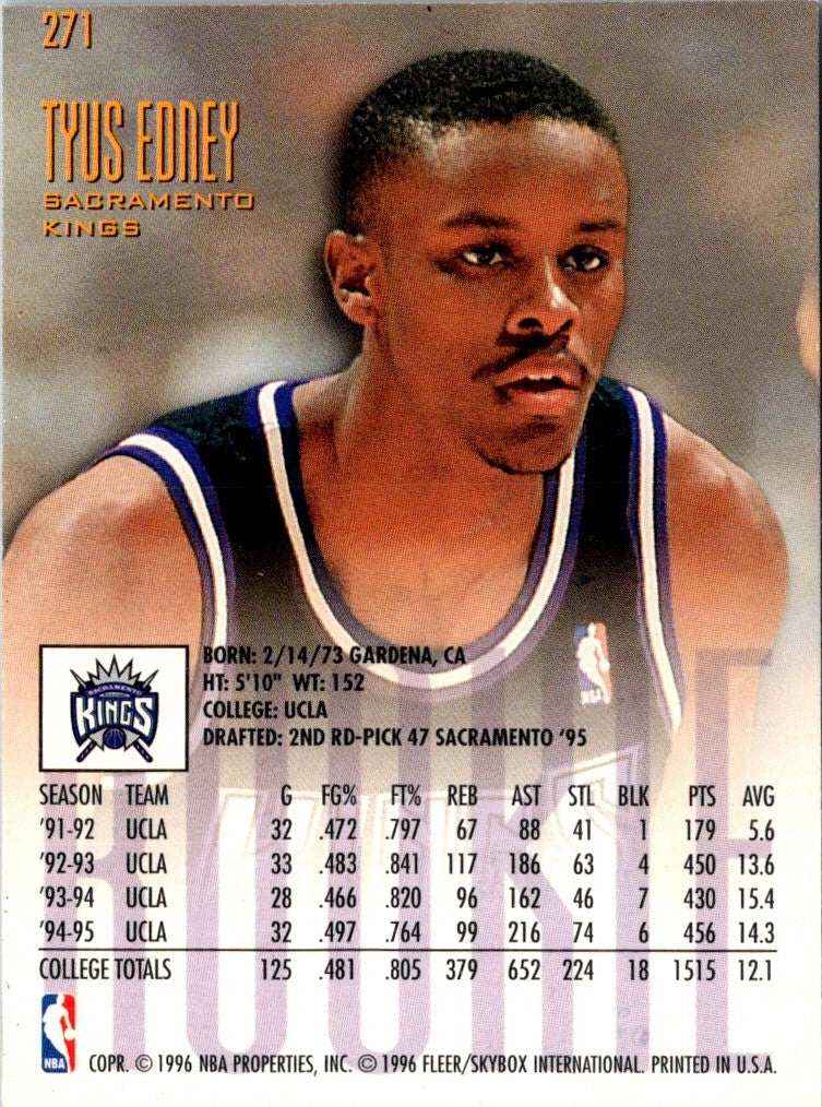 1996 Fleer Rookie Rewind Tyus Edney