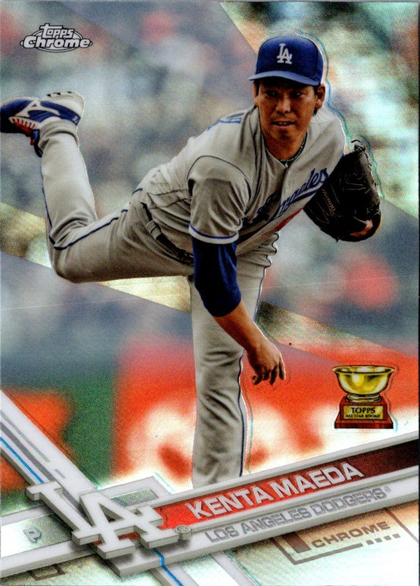 2017 Topps Chrome Refractor Kenta Maeda #14