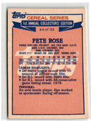 1984 Topps Cereal Series Pete Rose