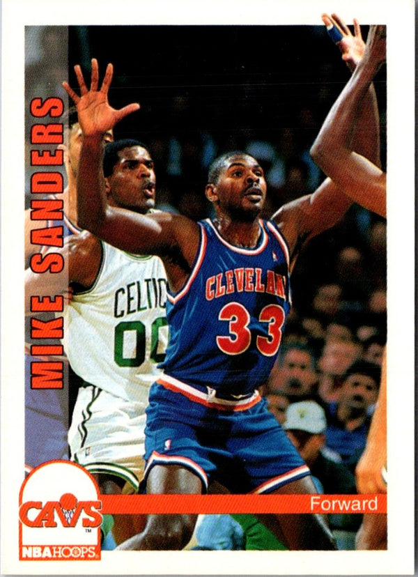 1992 Hoops Mike Sanders #368