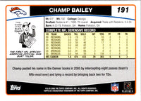2006 Topps Champ Bailey #191