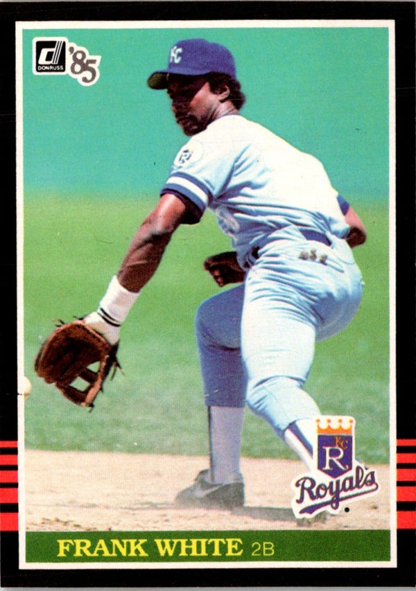 1985 Donruss Frank White #175