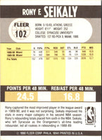 1990 Fleer Rony Seikaly #102